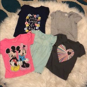 Lot of size 3T girls shirts